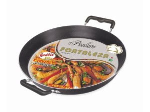 PAELLERA ALUMINIO 40CM PRETA 5,1L