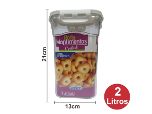 POTE ACRILICO 2,0L TPA-COLOR 13X21CM