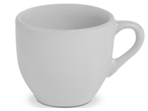 XICARA CERAMICA CHA S/PIRES BRANCA