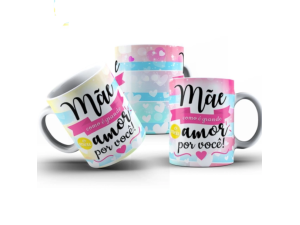 CANECA CERAMICA 320ML MAE COM CAIXA PRESENTE