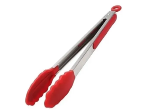 PEGADOR SILICONE C/INOX 22CM COLORIDO