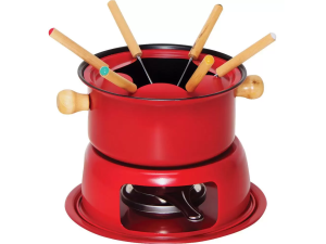 APARELHO FONDUE 11 AÇO CARBONO VERMELHO OU PRETO