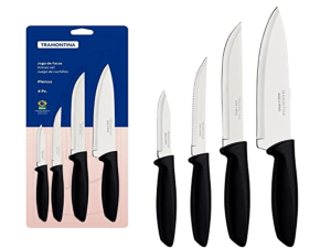 JOGO 4 FACA PLENUS PRETO