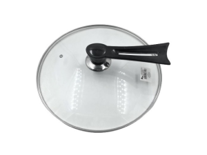 TAMPA PANELA VIDRO 32CM C/PEGADOR