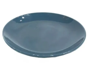 PRATO PORCELANA RASO 26CM AZUL ESCURO