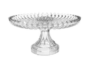 PRATO BOLO ViDrO C/PÉ 30X14CM BRAZILIA