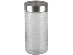POTE VIDRO ORGANIC 1,7L TAMPA INOX