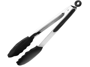 PEGADOR SILICONE C/INOX 30CM COLORIDO