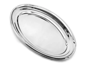 TRAVESSA DE INOX OVAL 45CM