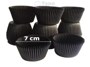 KIT 06 FORMA SILICONE CUPCAKE 07CM