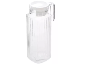 JARRA VIDRO 1,0L RETA TAMPA PLASTICA