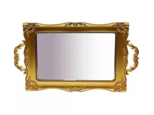 BANDEJA ESPELHO RETANGULAR 39X25CM