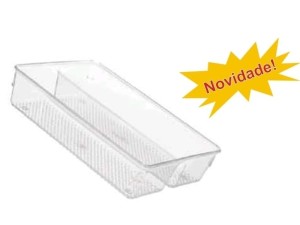 ORGANIZADOR ACRILICO 23X15CM C/DIVISAO