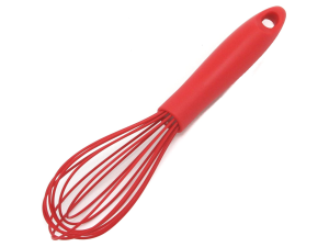 BATE OVOS SILICONE 26CM VERMELHO
