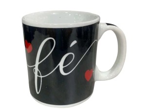 CANECA CERAMICA 300ML FÉ