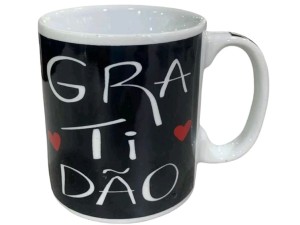 CANECA CERAMICA 120ML GRATIDAO