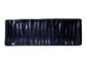 TRAVESSA MELAMINA 24X08CM PRETO