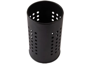 PORTA TALHER INOX METAL PRETO 10CM