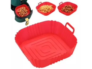 FORMA SILICONE P/AIR FRYER 21CM QUADRADA