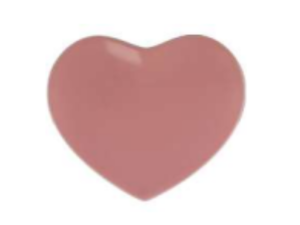 PETISQUEIRA PORCELANA 13X12CM CORACAO-ROSA