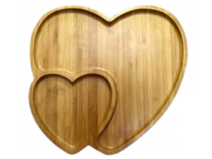 PETISQUEIRA BAMBU 2-CORACAO 27X27CM