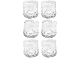 JOGO 6 COPO VIDRO 200ML WHISKY