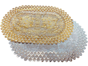 LUGAR AMERICANO 30X45CM OVAL METALIZ