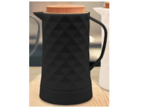 GARRAFA TERMICA 1,0L TP-BAMBU PRETA VERONA