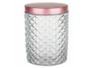 POTE VIDRO DIAMOND 1,1L TP-CHAMPAGNE