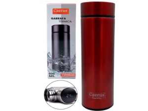 GARRAFA TERMICA 0,5L C/TERMOMETRO