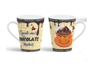 CANECA CERAMICA 290ML CHOCOLATE PASCOA