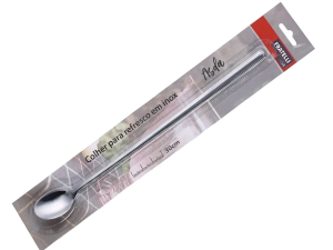 COLHER P/REFRESCO INOX 30CM