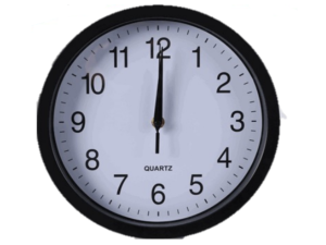 RELOGIO PAREDE 30CM RED PTO/BCO