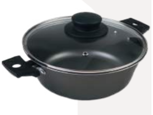 CACAROLA ALUM EXCLUSIVE 24CM GRAFITE