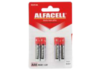 KIT 04 PILHAS AAA PALITO CARTELA
