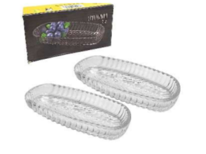 JOGO 2 TRAVESSA VIDRO 44ML