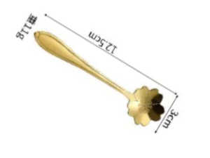 COLHER OURO 12CM CEREJEIRA