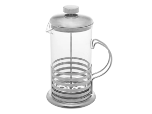 CAFETEIRA/CREMEIRA FRANCESA 600ML VIDRO/INOX