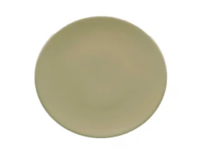 PRATO PORCELANA OLIVA 20CM SOBREMESA