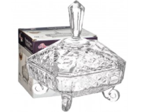 BOMBONIERE VIDRO 760ML 4-PÉS ATENAS