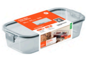 POTE ACRILICO SLIM  845ML CINZA