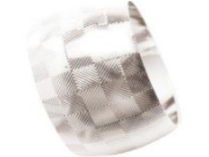 JOGO 4 PORTA GUARDANAPO METAL PRATA