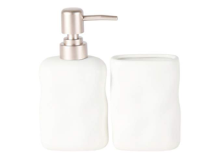 KIT 2 BANHEIRO CERAMICA ORGANICO-QUAD 4-CORES