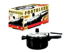 PANELA PRESSÃO PRETA DE ALUMINIO 2,5L