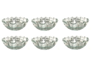 JOGO 6 BOWL VIDRO REDONDO 180ML ROMANCE