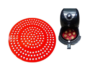 TAPETE SILICONE P/AIR FRYER REDONDO 22CM