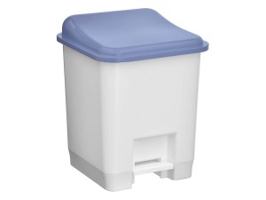 LIXEIRA PEDAL PLASTICA 14 L BRANCA  SANTANA