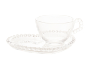 XICARA VIDRO 170ML PEARL C/PIRES CORACAO