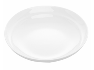 PRATO VIDRO ROUND 21,5CM BRANCO