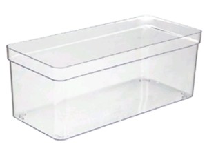 ORGANIZADOR ACRILICO 33X14X13CM S/TAMPA